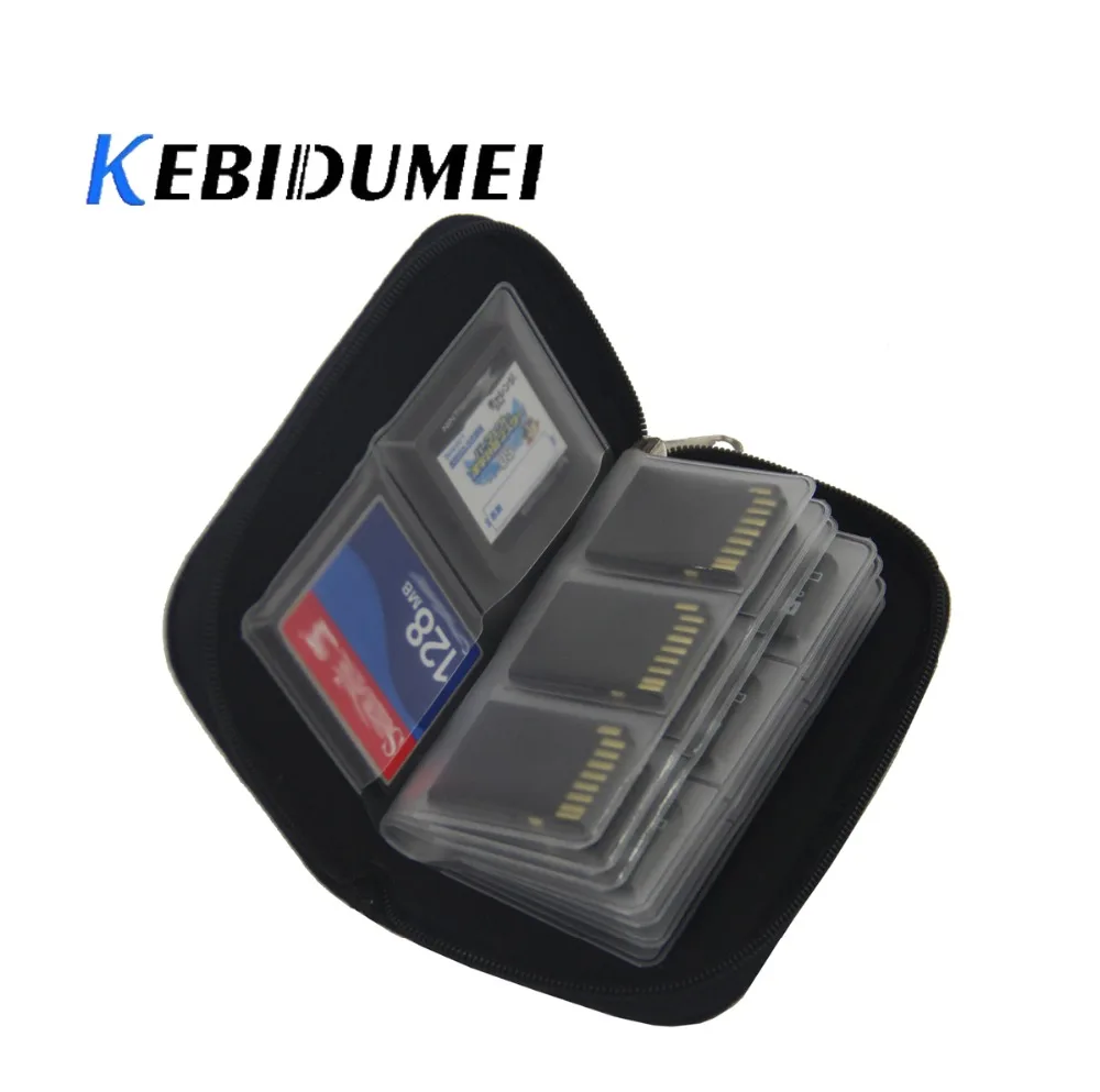 

kebidumei Memory Card Cases SDHC MMC CF For Memory Card Storage bag Carrying Pouch Box Protector for Memory card Micro SD Card