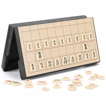 

Foldable Magnetic Folding Shogi Set Boxed Portable Japanese Chess Game Sho-gi Exercise logical thinking 25*25*2 cm