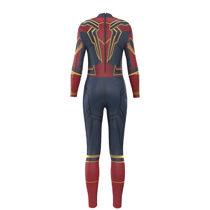 Человек-паук зентай-костюм боди косплей костюм комбинезон для взрослых