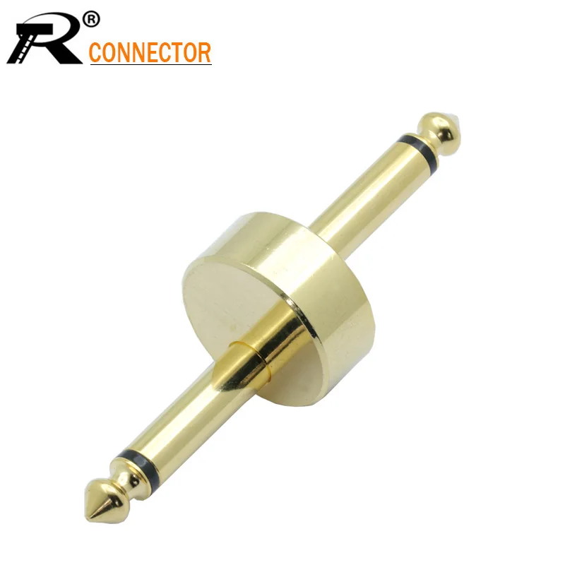 10pcs 6.35mm Guitar Effects Pedal Connector Z Type Coulper 1/4 inch