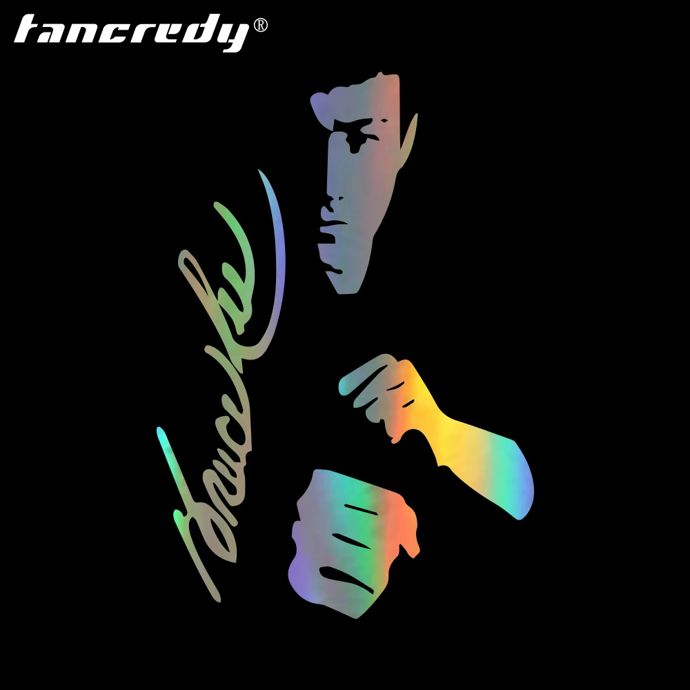 Tancredy 14 5*20 см автомобильные наклейки и Брюса Ли на бампер автомобильный Стайлинг
