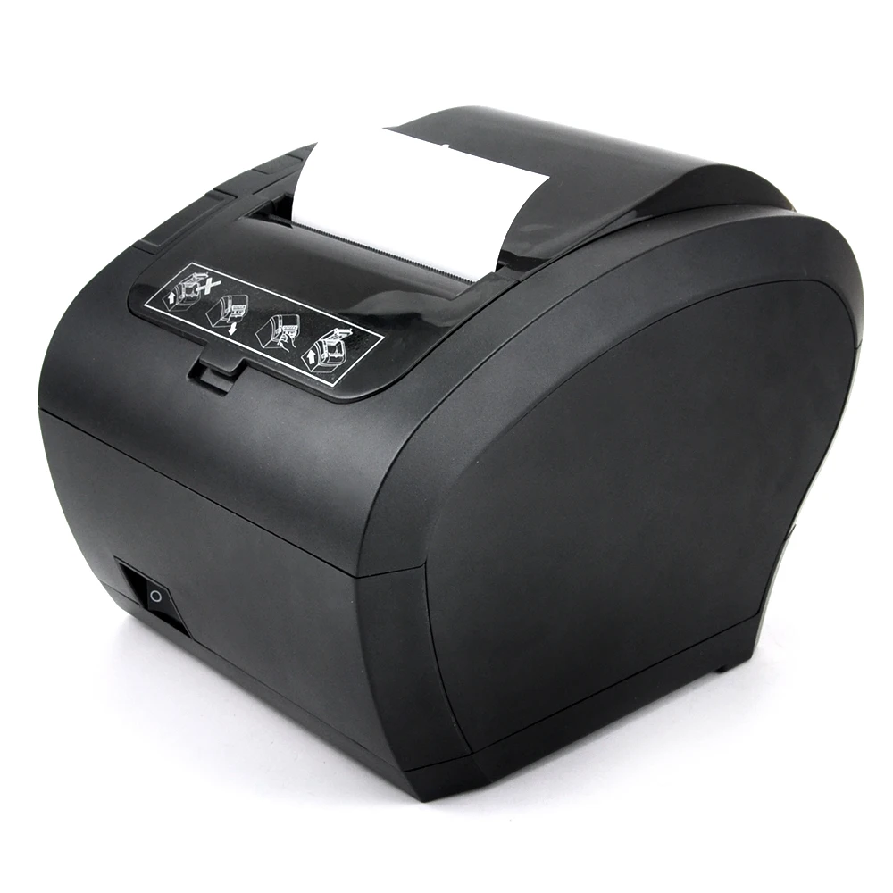80mm Thermal Receipt Printer Automatic cutter Restaurant Kitchen POS Printer USB+Serial+Ethernet Wifi Bluetooth printer 80mm pos receipt printer with bluetooth wifi