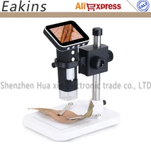 Портативный 500X USB цифровой электрический Лупа 3MP HD 720P видео Microsocpio камера 3,5 дюймов ЖК-экран 8LED микроскоп рекордер