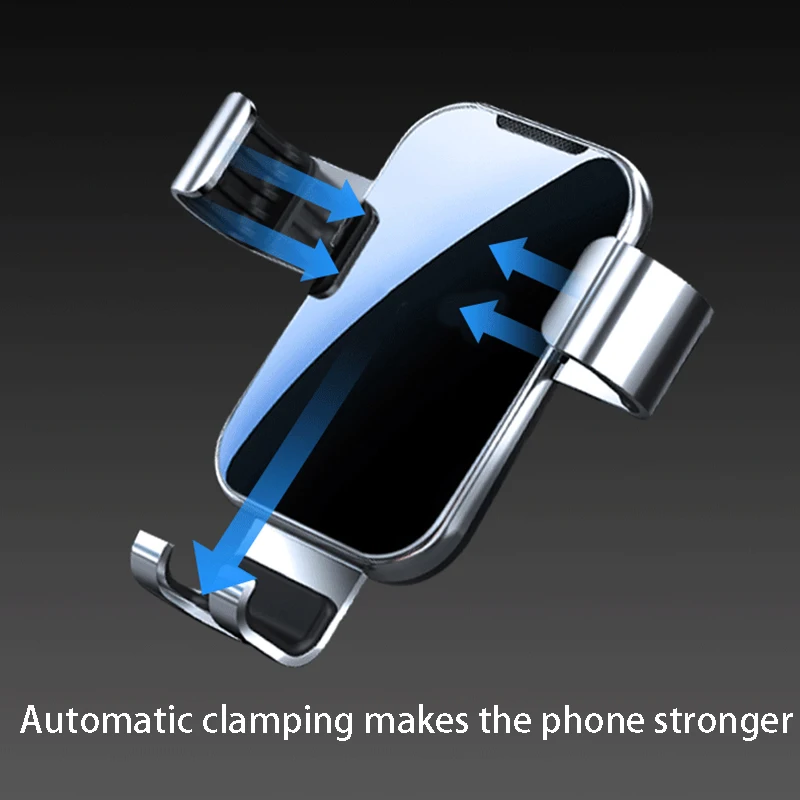 Mirror Surface Automatic Car Air Vent Mount Clamping Gravity Sensing Phone Stand Holder 360-Degree Rotating For Smartphone | Автомобили и