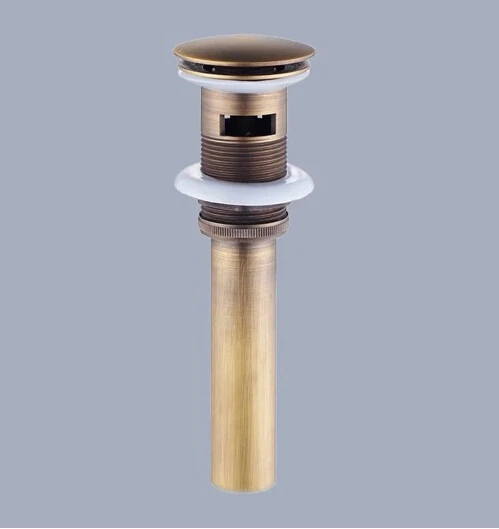 

Best without overflow Bounce Antique Bathroom Pop Up Drain With Bronze Finish Drainer Bathroom Basin Bath Sink Drain Escorra
