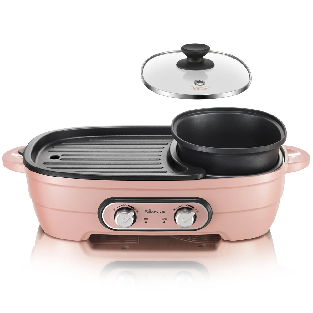 

Electric Oven Electric Baking Pan Korean Style High Capacity Barbecue Pot Iron Plate Burner Grilled Hot Pot