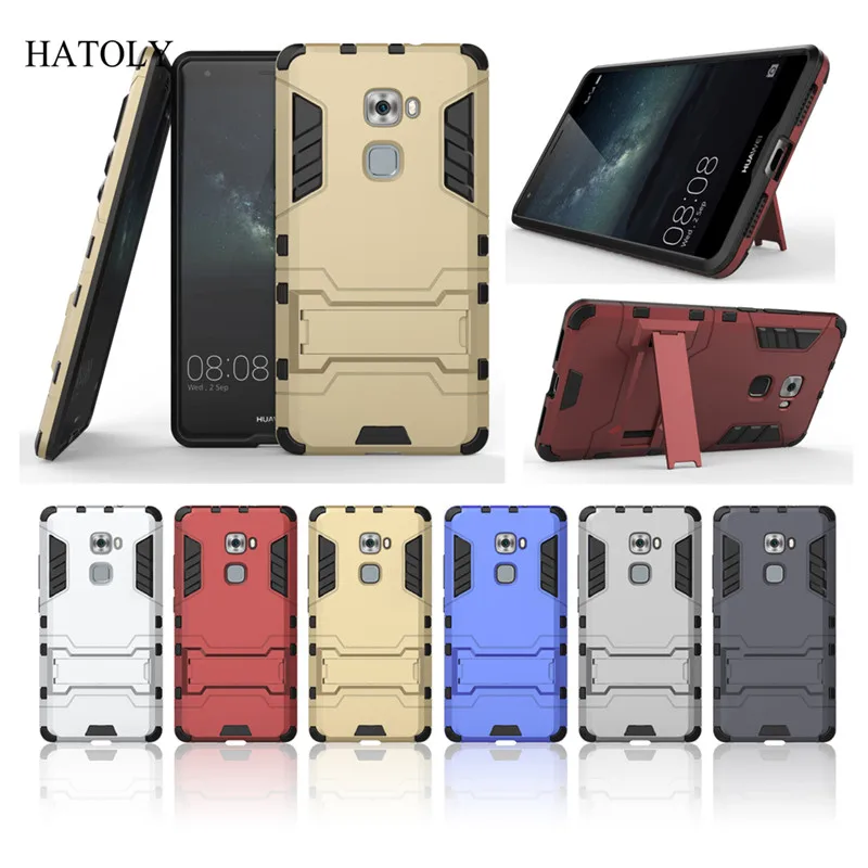 HATOLY ل درع حالة هواوي زميله S حالة صدمات روبوت الهجين وعرة سيليكون المطاط الصلب عودة الهاتف غطاء لهواوي زميله S