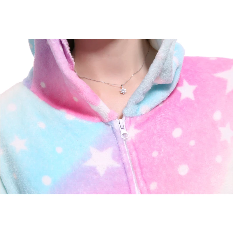 Комплект Kigurumi Пижама в виде животного для взрослых мужские и женские пижамы из