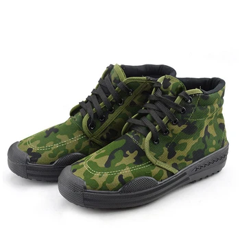 

2019 Breathable army fan anti-skid camouflage training labor insurance shoes male students military training shoes men's shoes