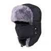 2021 new  winter bomber hats ushanka russian fur hat warm thickened ear flaps cap for men&women mask balaclava