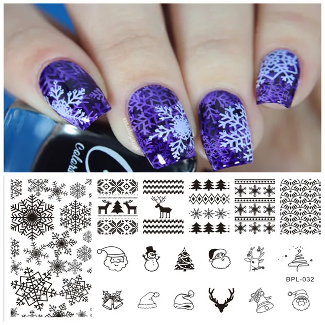 1 stck geboren ziemlich weihnachten schneeflocke muster nail art stempel vorlage weihnachten bild stempelplatte nagel 12 - Nailart Muster 1 stck geboren ziemlich weihnachten schneeflocke muster nail art stempel vorlage weihnachten bild stempelplatte nagel 12 - Nailart Muster