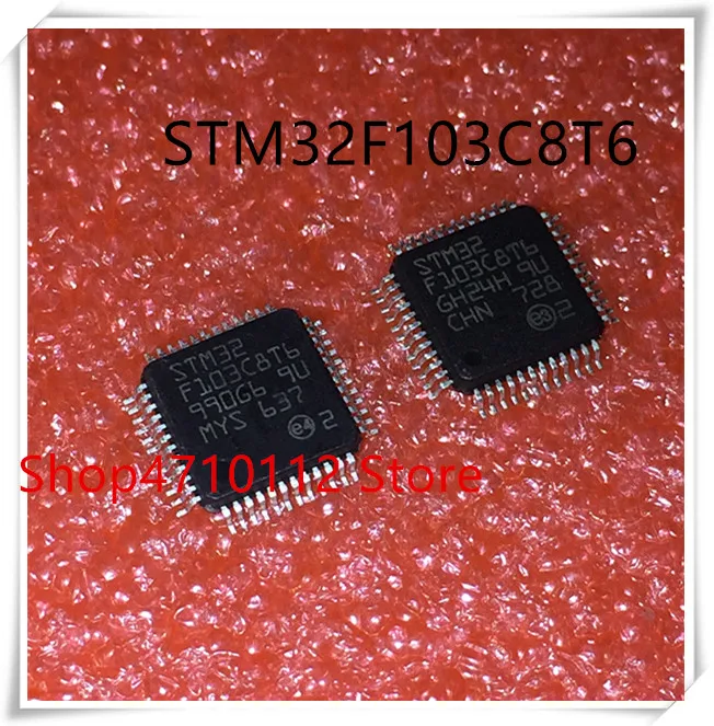 NEW 10PCS LOT STM32F103C8T6 STM32F103 STM32F 103C8T6 LQFP 48 IC