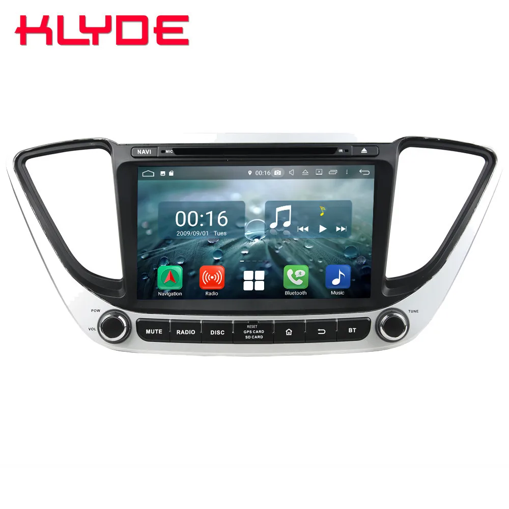 

8" Octa Core 4G WIFI Android 8.1 4GB RAM 64GB ROM RDS Car DVD Multimedia Player Radio Stereo For Hyundai Verna Solaris 2017 2018