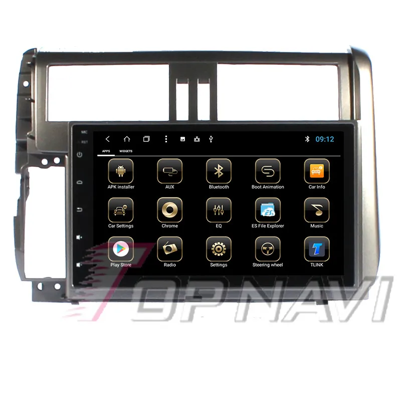  Auto Plug&Play Radio for Toyota PRADO 2010 2011 2012 2013 Android 8.1 Topnavi Octa Core Car Bluetoo