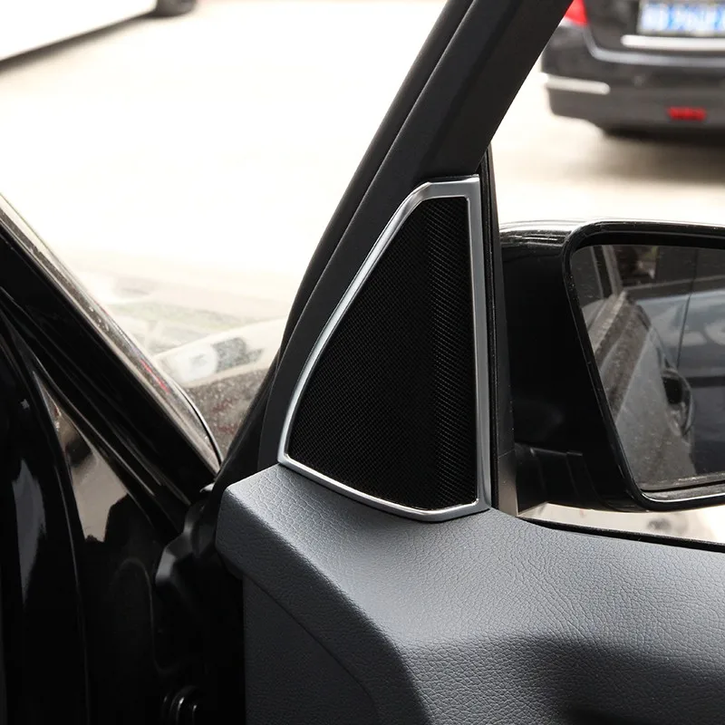 chrome sound speaker cover trim for Mercedes benz glk 260 300 car styling (3)