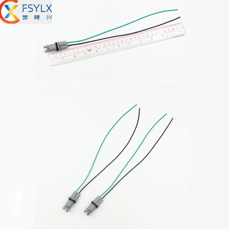 Car-Styling T10 30CM W5W 168 194 Auto Lamp LED Light Bulbs Cable Wire Connector Harness Relay Socket Adapter Holder Base 6pcs