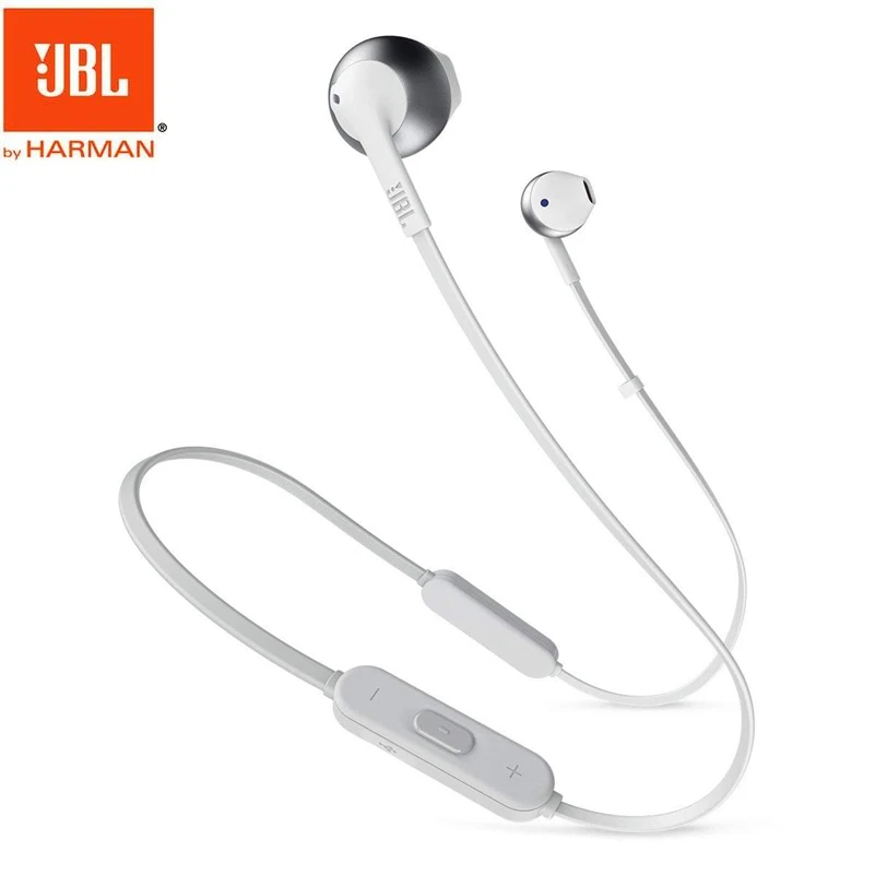 Оригинальные JBL 205BT Bluetooth Беспроводные спортивные наушники динамические с