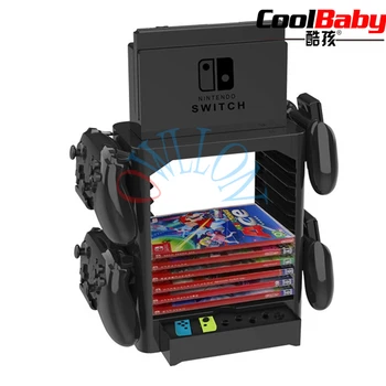 

Nintend Switch NS Multi-Function Storage Bracket Tower Holder Stand Shelf for Switch Game Disc Card