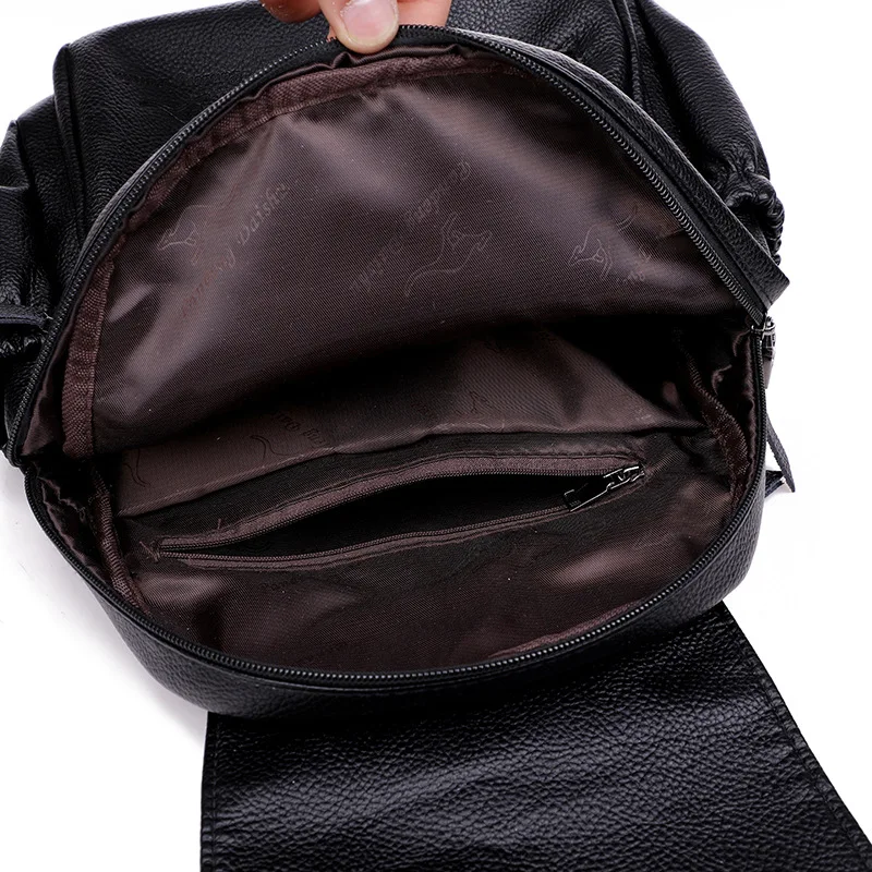 Женские рюкзаки, Дизайнерская кожаная женская сумка, модные школьные сумки для девочек-подростков, вместительные рюкзаки, дорожные сумки Mochila