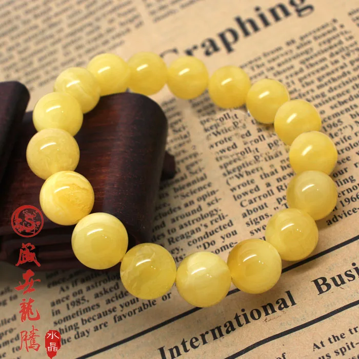 

Natural amber bracelet beeswax bracelet bracelets crystal accessories