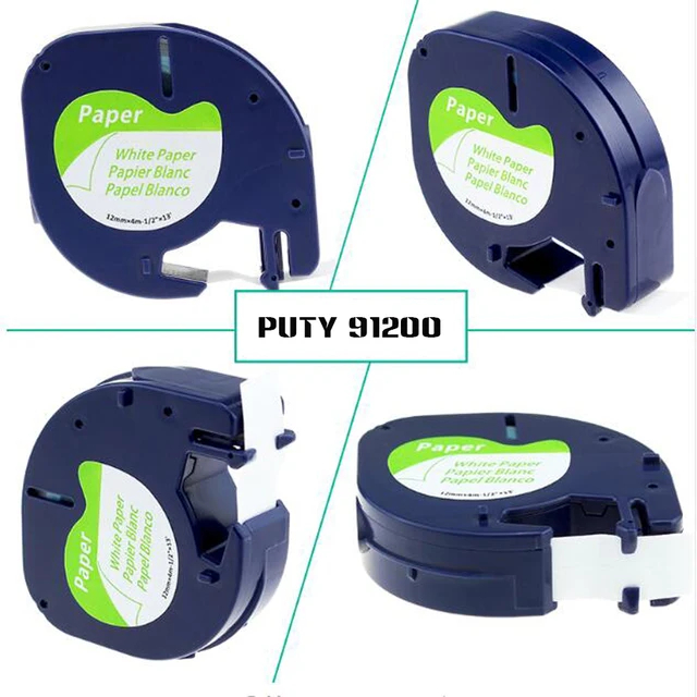 Best Price Dymo LT 91200,12mm*4m black on white dymo paper LT label tape 91200 DYMO LetraTag Label Tape DYMO label printer Best Price Dymo LT 91200,12mm*4m black on white dymo paper LT label tape 91200 DYMO LetraTag Label Tape DYMO label printer