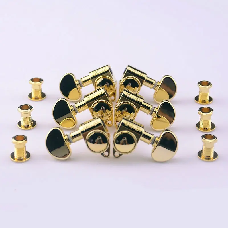 

Genuine Grover Rotomatic Guitar Machine Heads Tuners 1:18 Gold