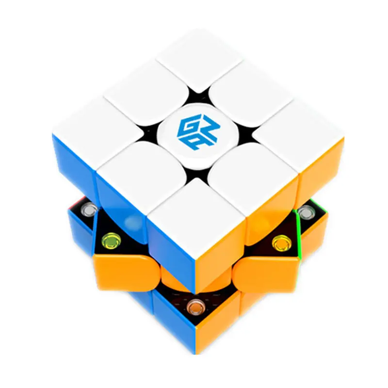Gan 354 м Магнитный пазл magic speed cube 3x3 наклейка менее professional Gan354 магниты скорость cubo