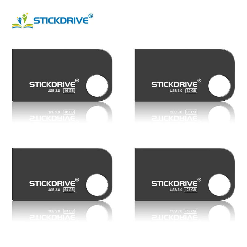 

Super mini Metal USB 3.0 Flash Drive pendrive 128GB 64GB 32GB 16GB 8GB 4GB Memory stick pen drive usb3.0 stick Free shipping