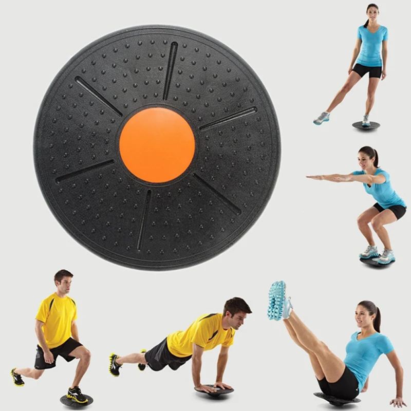 37cm universal Healthy Wobble Balance Board Stability Disc Yoga Sport Training Fitness Exercise Waist Wriggling Round plate Game