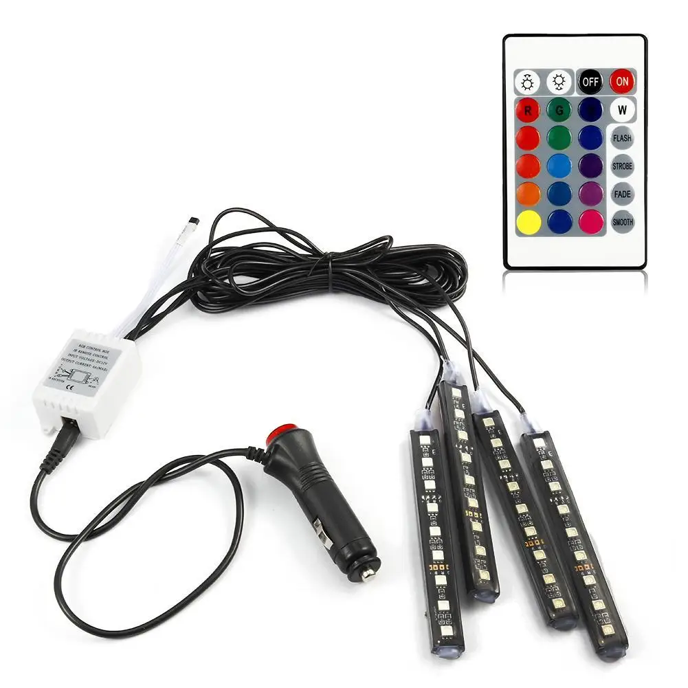 multi color led system car remote controller