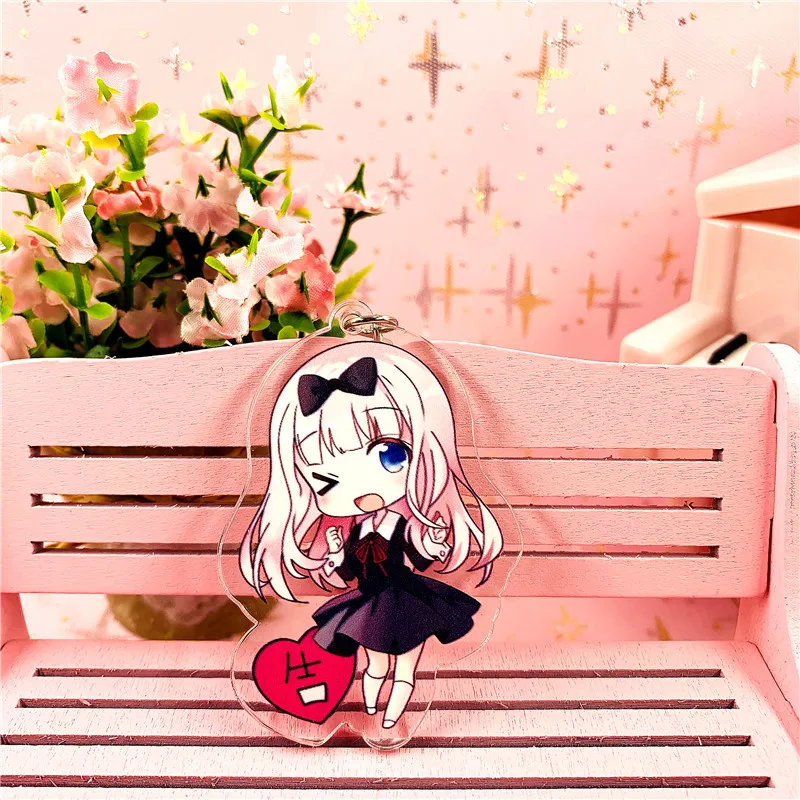 Брелок Kaguya sama: Love Is War из японского аниме мультяшная сумка автомобильные брелоки