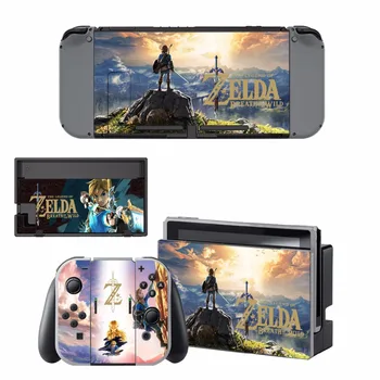 

new The Legend of Zelda vinyl Decal Skin Sticker For Nintend Switch NS NX Console & Joy-con