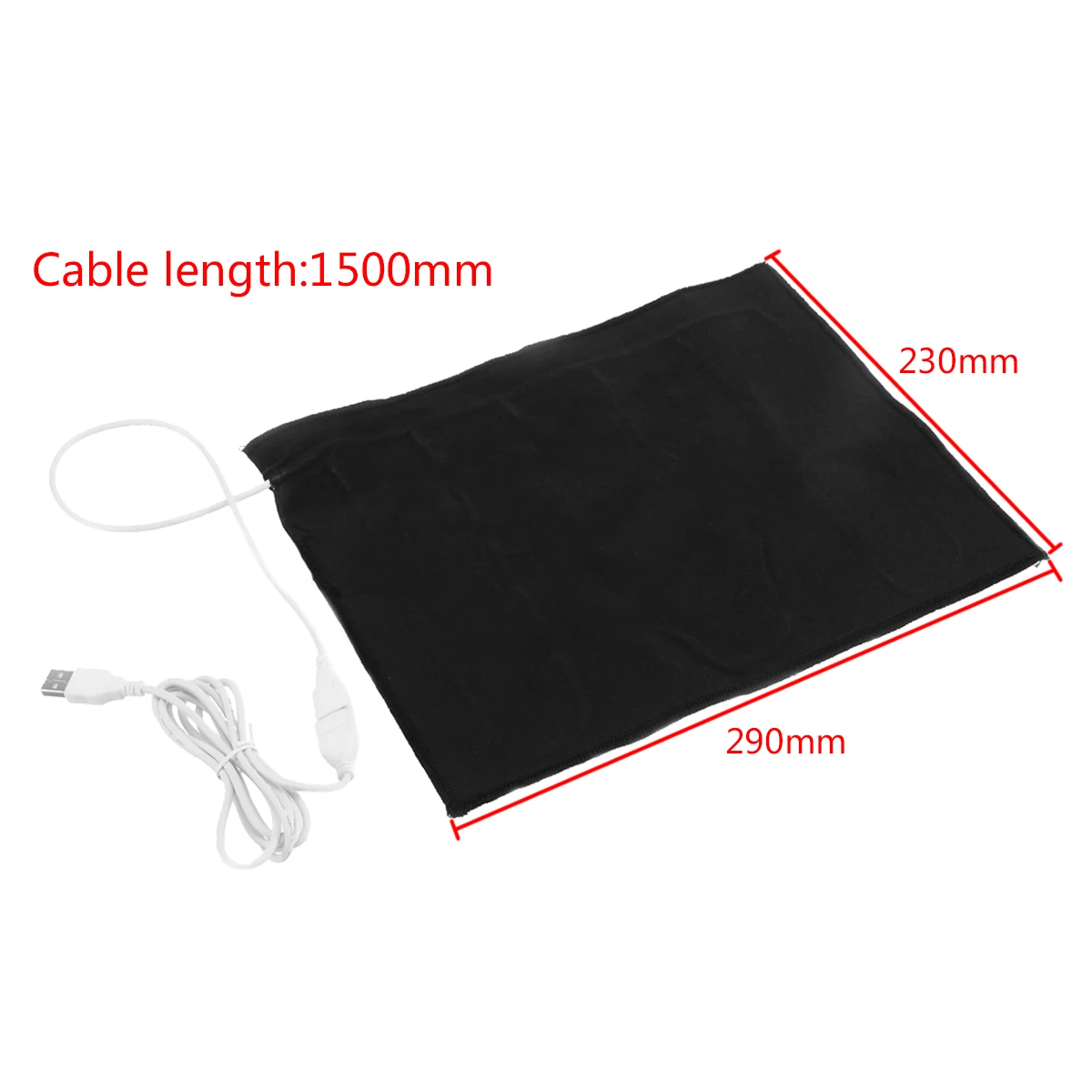 5V USB Electric Cloth Heater Pad Heating Element for Pet Belt Warmer For DIY Thermal Vest Jacket Clothing Heated Pads Warmer
