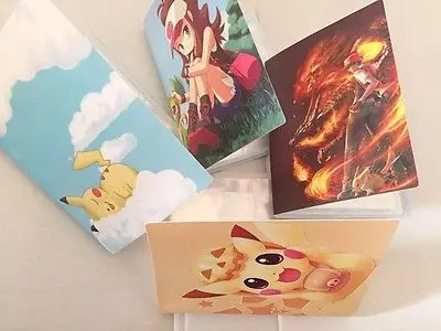 POKEMON альбомы 8 страниц 112 карт держатель для коллекционера