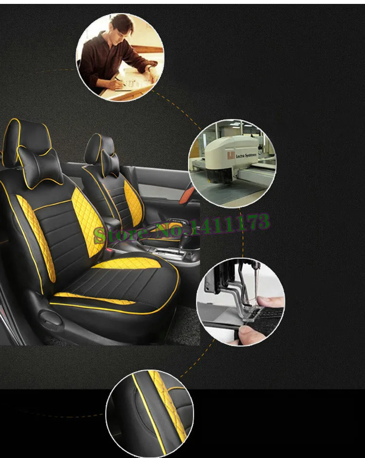 257 PU LEATHER CAR SEAT COVERS (9)