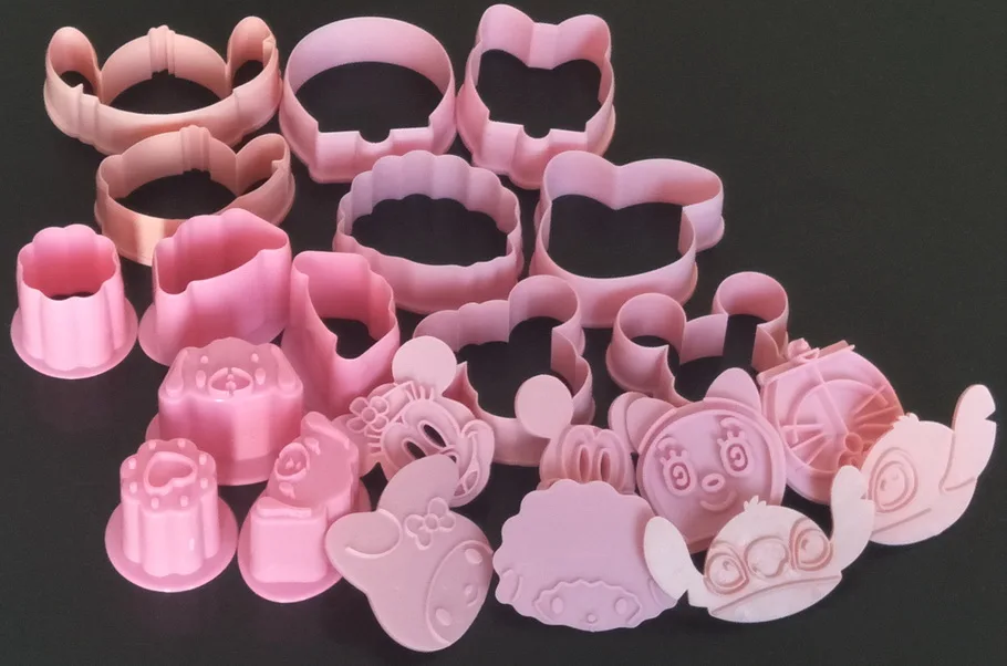 10 наборов различных 3D милых мультяшных форм пластиковые формы для печенья торт с