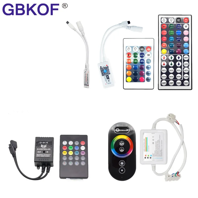 #cheap RGB Controller 24 key Remote 44 key remote Music Remote RF Touch Remote Controller for 2835 5050 RGB LED Strip RGB Lamp
