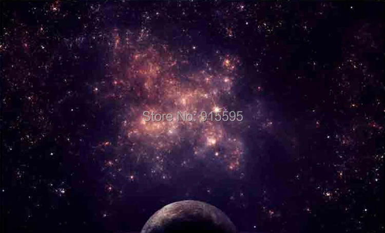 mural personalizado nebulizador de estrelas céu noturno pintura de parede teto smallpox papel de parede para quarto plano de fundo de tv galaxy papel de parede tema