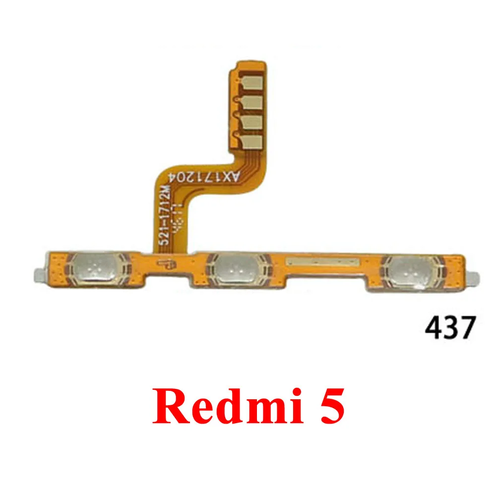 Кнопка регулировки громкости кнопка включения выключения гибкий кабель для Xiaomi Redmi 3S 4A 5 Plus Note 2 5A 4 3 Pro Special Edition 4X Global