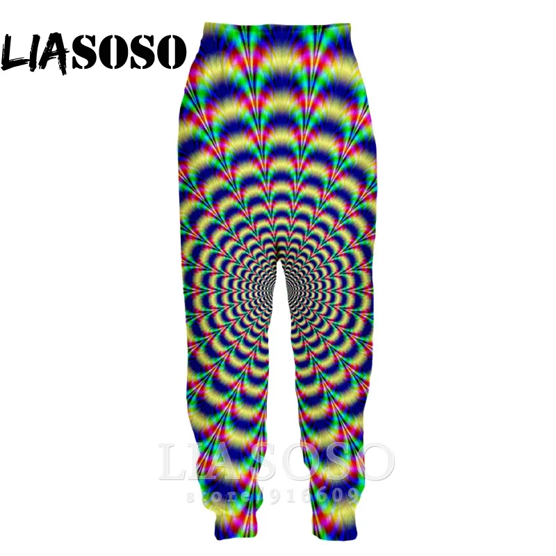 

3d Print Men Women fashion full length jogger kids Sweatpant winter casual Pants anime Psychedelic Hypnotize Sports trousers A64