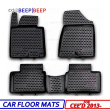 Для Kia Ceed 2013-автомобильные коврики, ковры, автомобильные коврики, водонепроницаемые пылезащитные автомобильные стильные украшения интерьера