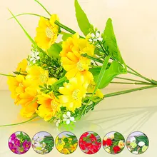 Роза Пион Лилия вишня цветы из искусственного шелка маленький букет Флорес домашние вечерние Весенние Свадебные украшения Свадебный цветок