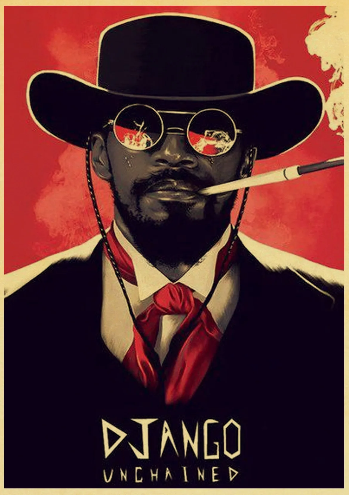 Классический фильм Квентин Тарантино пленка Django развязанный фотопостер
