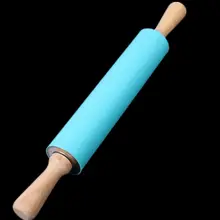 Длинные 43 см Силиконовые скалки помадка ролик выпечки инструменты