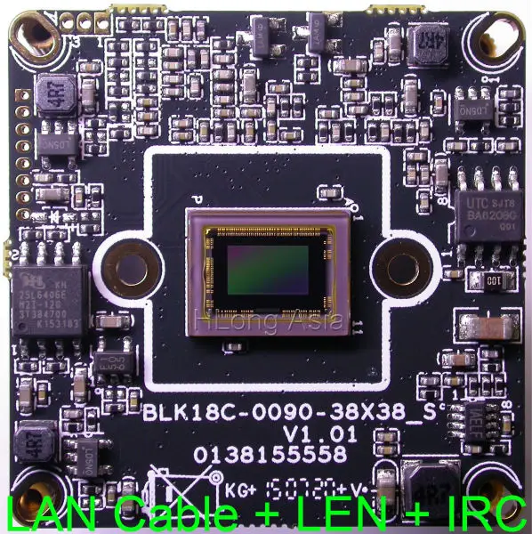 Super Night Vision IPC (1080P) 1/2.8" SONY IMX291 sensor Hi3516 CCTV IP camera module board with LAN cable +IRC +CS 3MP LEN