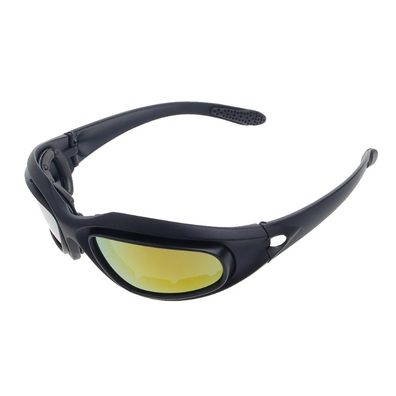 TPU Windproof Polarized Motorcycle Lens Sun Glasses Riding Cycling Biker Sports Wrap Prevent Ultraviolet Radiation Sandwind