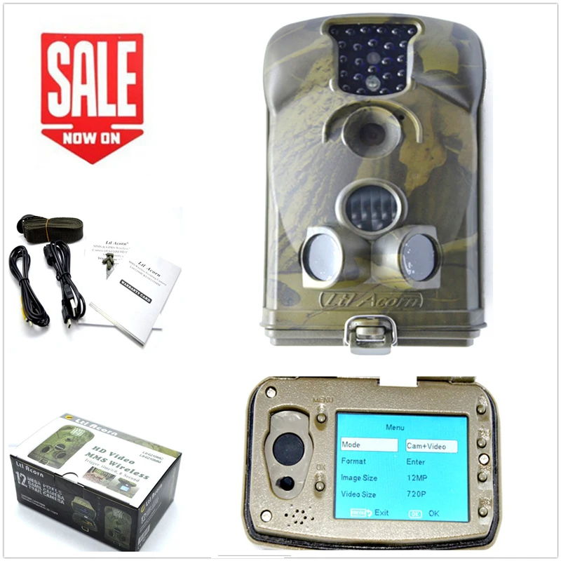 High quality Ltl Acorn 6210MC 12MP 940NM HD 1080p Farm hunting game cameras digital font b