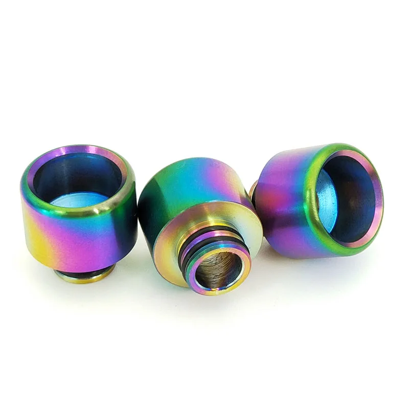 

Rainbow Replacement Glass 510 thread Drip Tip For Smok TFV8 baby Electronic Cigarette Accessories fit pyrex Glass tube