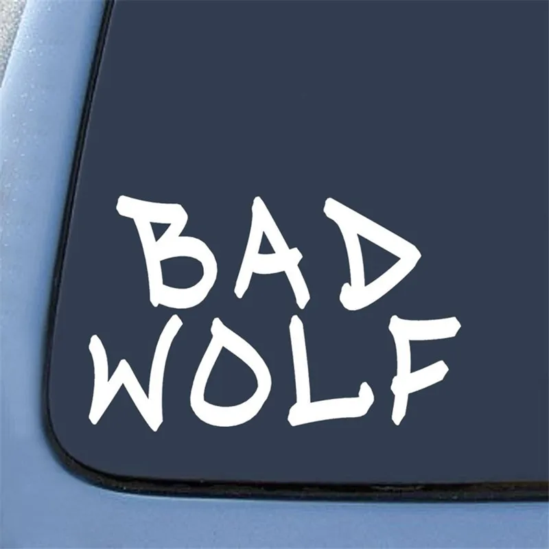 Bad Wolf Graffiti Sticker Decal Notebook Car Laptop 5.5&quot (White) bicycle window vinyl guitar sticker | Игрушки и хобби