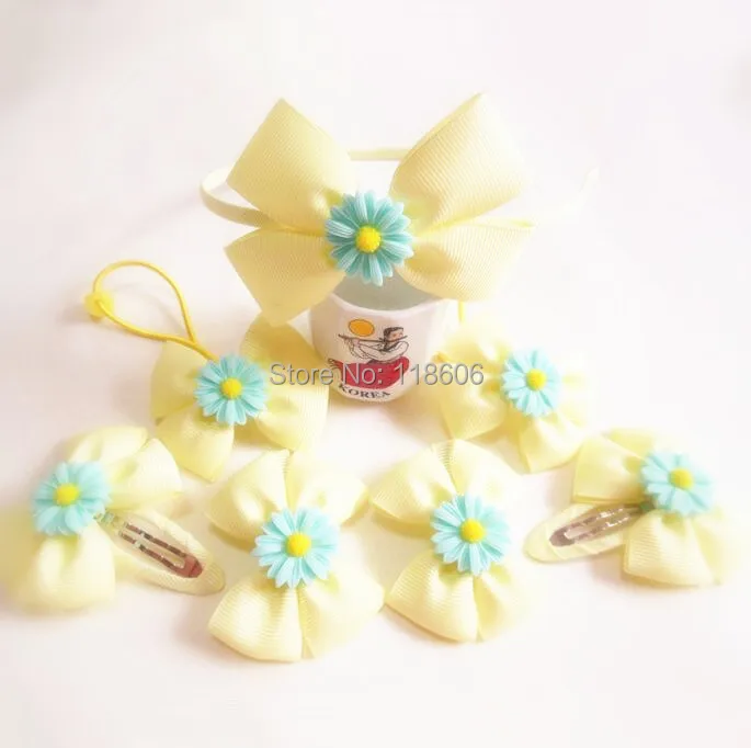 sunflower hairclip and headband6.jpg